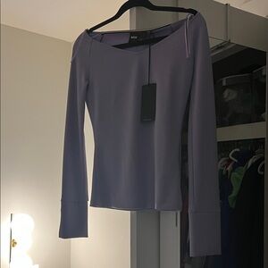 Hugo Boss Lavender Long Sleeve Top